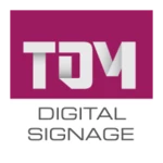 tdm signage native app android application logo